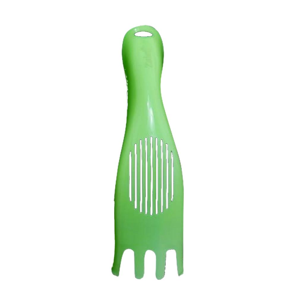 Wukusy rice sieve washer and strainer spoon for rinsing and draining rice in a kitchen setting.