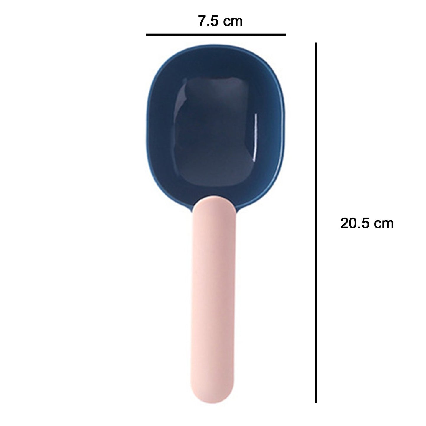 Wukusy pet food shovel with handle clip, made of durable ABS food-grade materials for home and kitchen use.