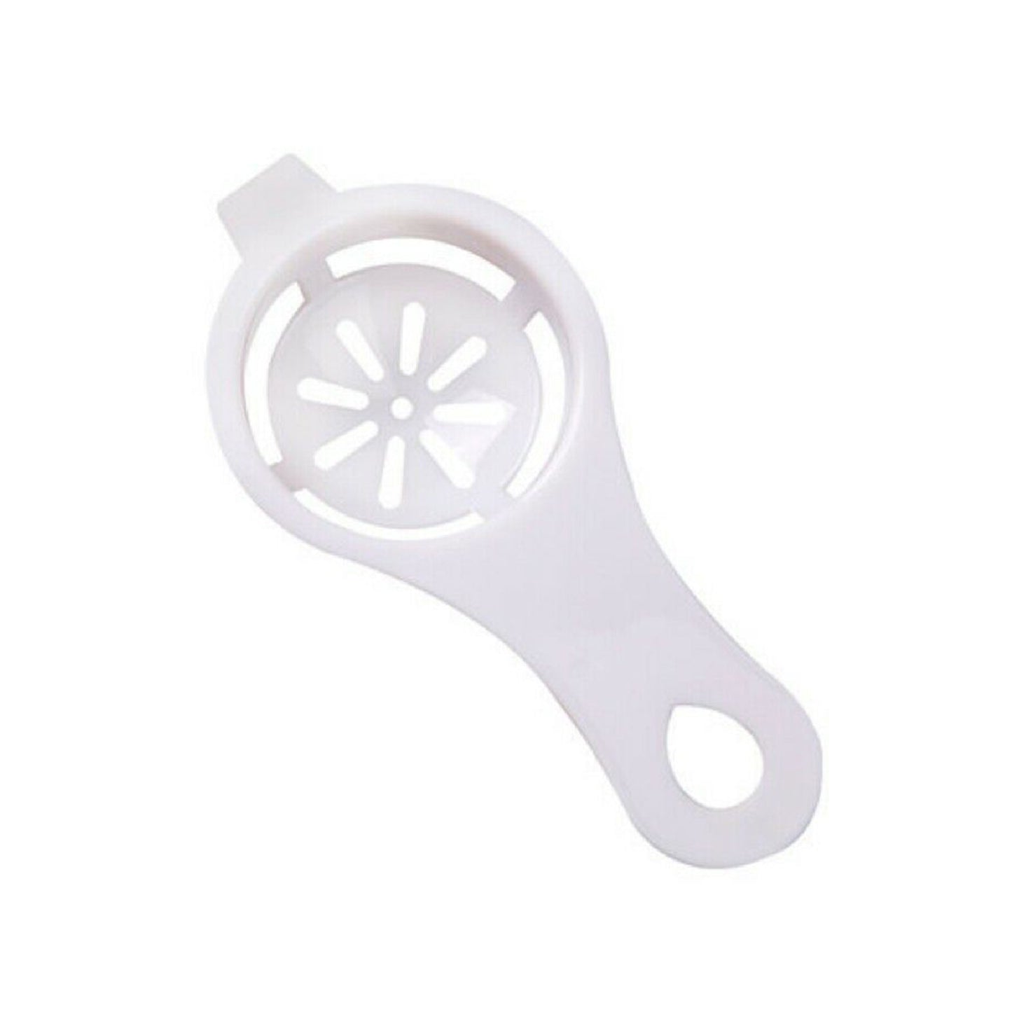 Wukusy egg yolk separator and egg white filter spoon for separating yolks and whites in home kitchen use.