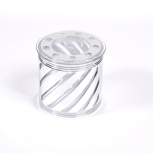 Wukusy dry fruit container, 750ml airtight storage box for kitchen and home use, transparent plastic with lid.
