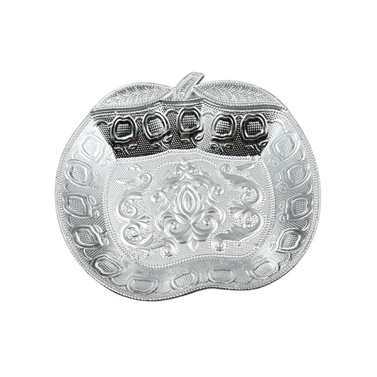 Wukusy decorative Mukhwas serving tray with intricate design, perfect for dry fruits, candies, or snacks in a stylish home setting.