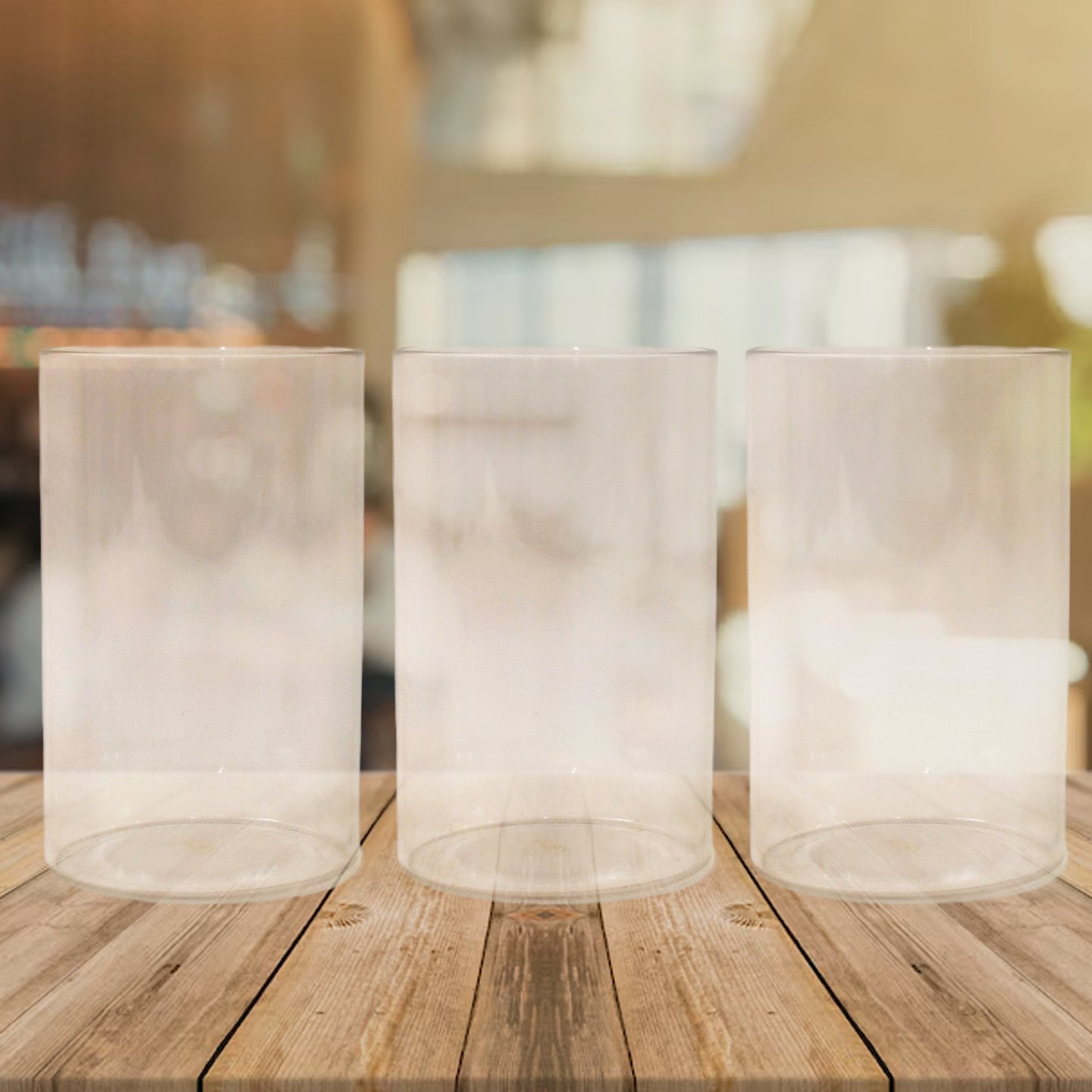 Wukusy Apex Everyday plastic glass set with 6 lightweight, unbreakable glasses for home and kitchen use.