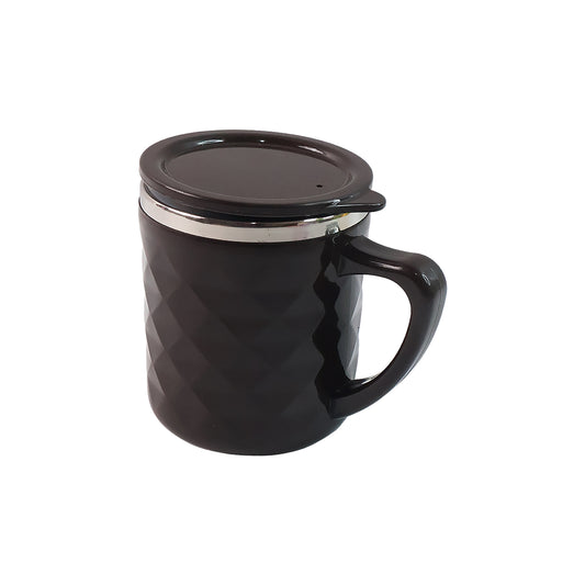 Wukusy Apex insulated tea and coffee mug, 1-piece, with a sleek design and double-wall insulation for hot and cold beverages.