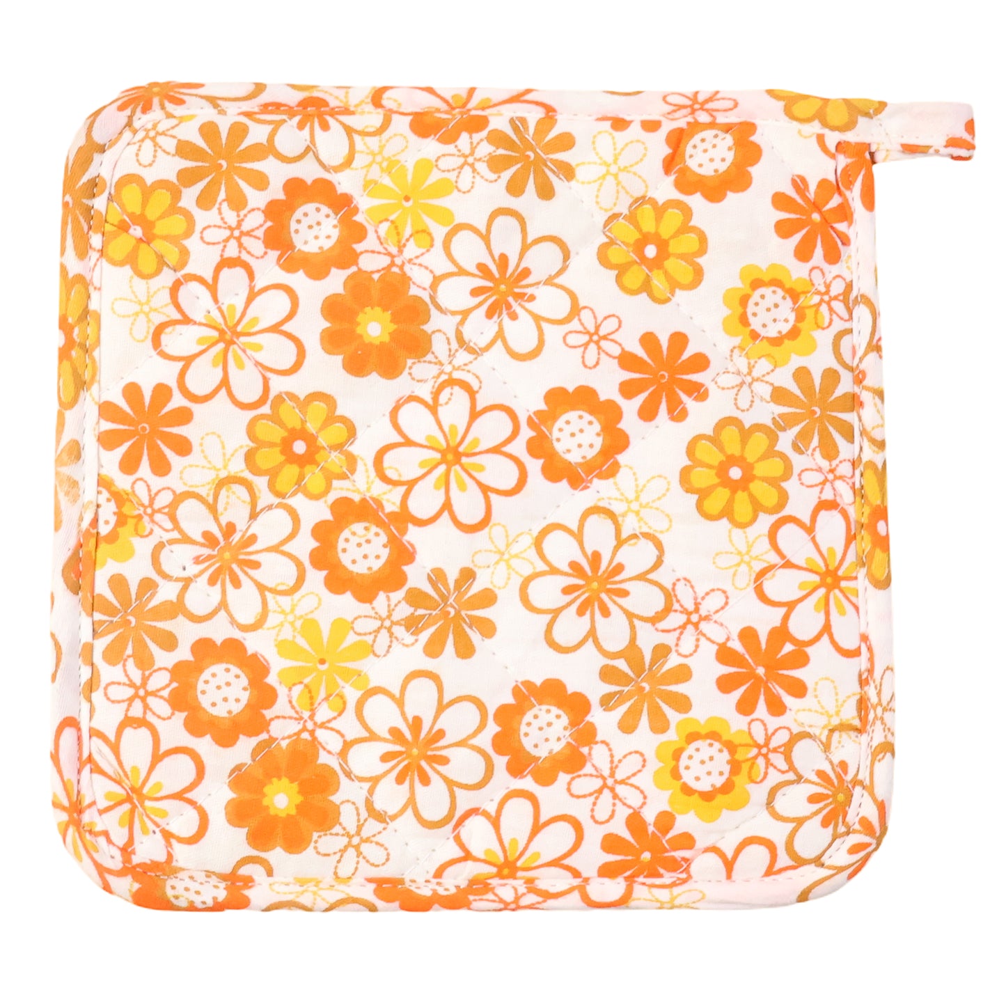 Wukusy heat-resistant quilted pot holder and oven mitt pad, 16x16 cm, designed for safe handling of hot cookware in the kitchen.