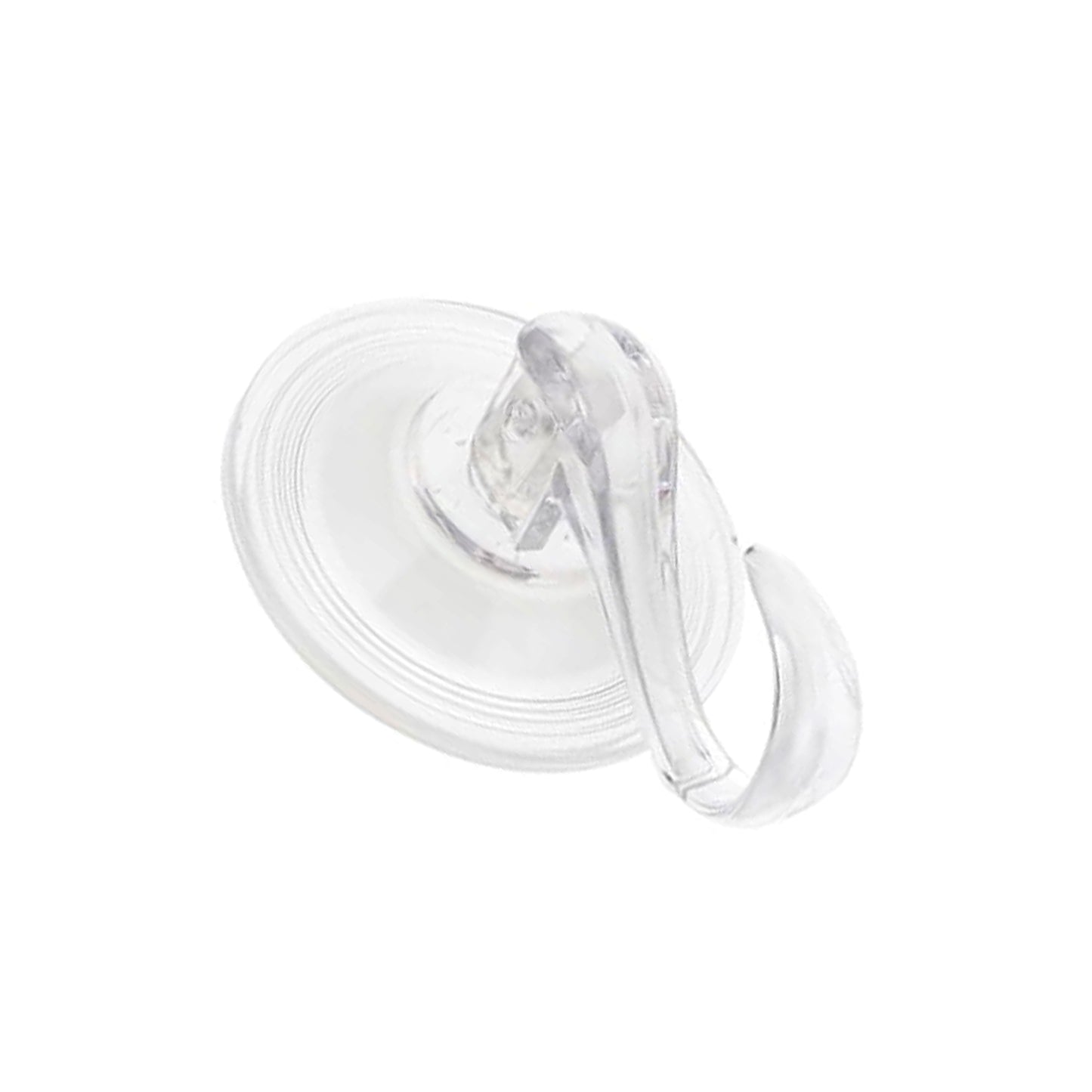 Wukusy plastic suction cup hook for home and kitchen use, mounted on a smooth surface for hanging lightweight items.