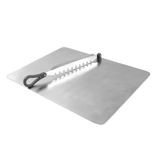 Wukusy Supermom stainless steel vegetable slicer and chopper tool, multifunctional kitchen device for cutting and chopping vegetables.