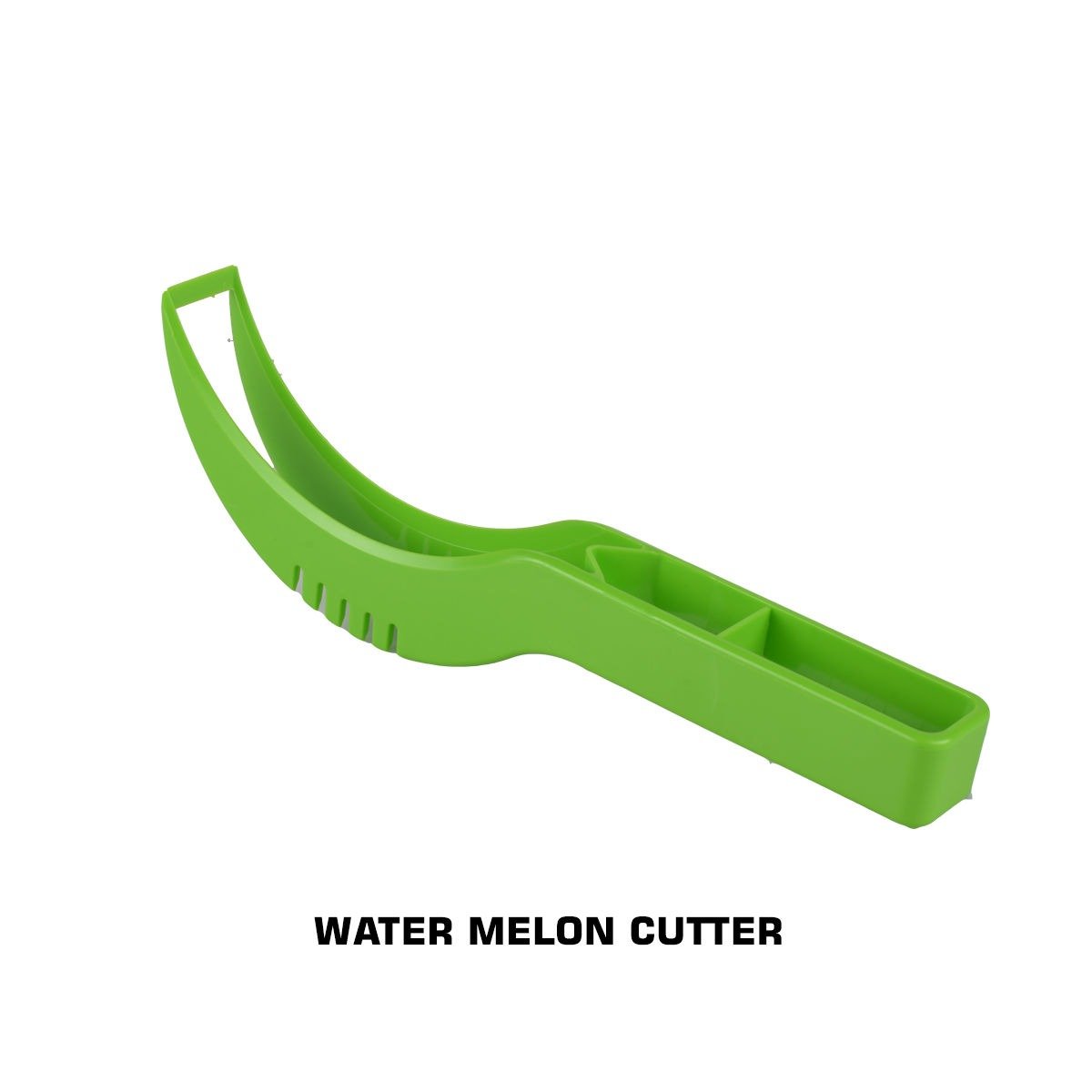 Wukusy plastic watermelon cutter slicer kitchen tool with ergonomic handle and sharp blades for easy fruit slicing.