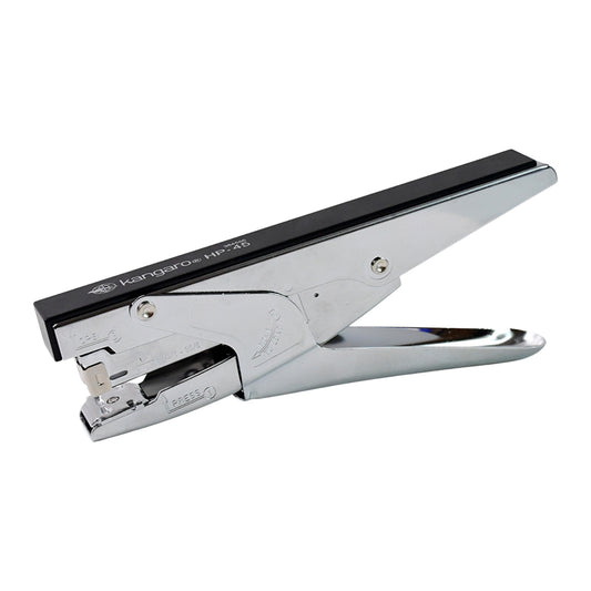 Wukusy Kangaro HP-45 heavy-duty plier stapler with metal body, ideal for high-volume stapling tasks, shown in close-up.