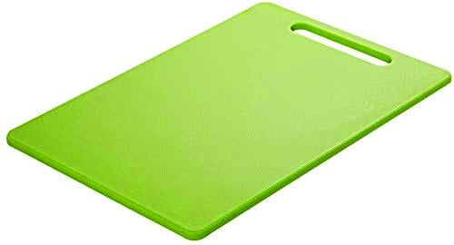 Large Wukusy plastic kitchen chopping board for cutting and chopping food, durable and easy to clean kitchen tool.