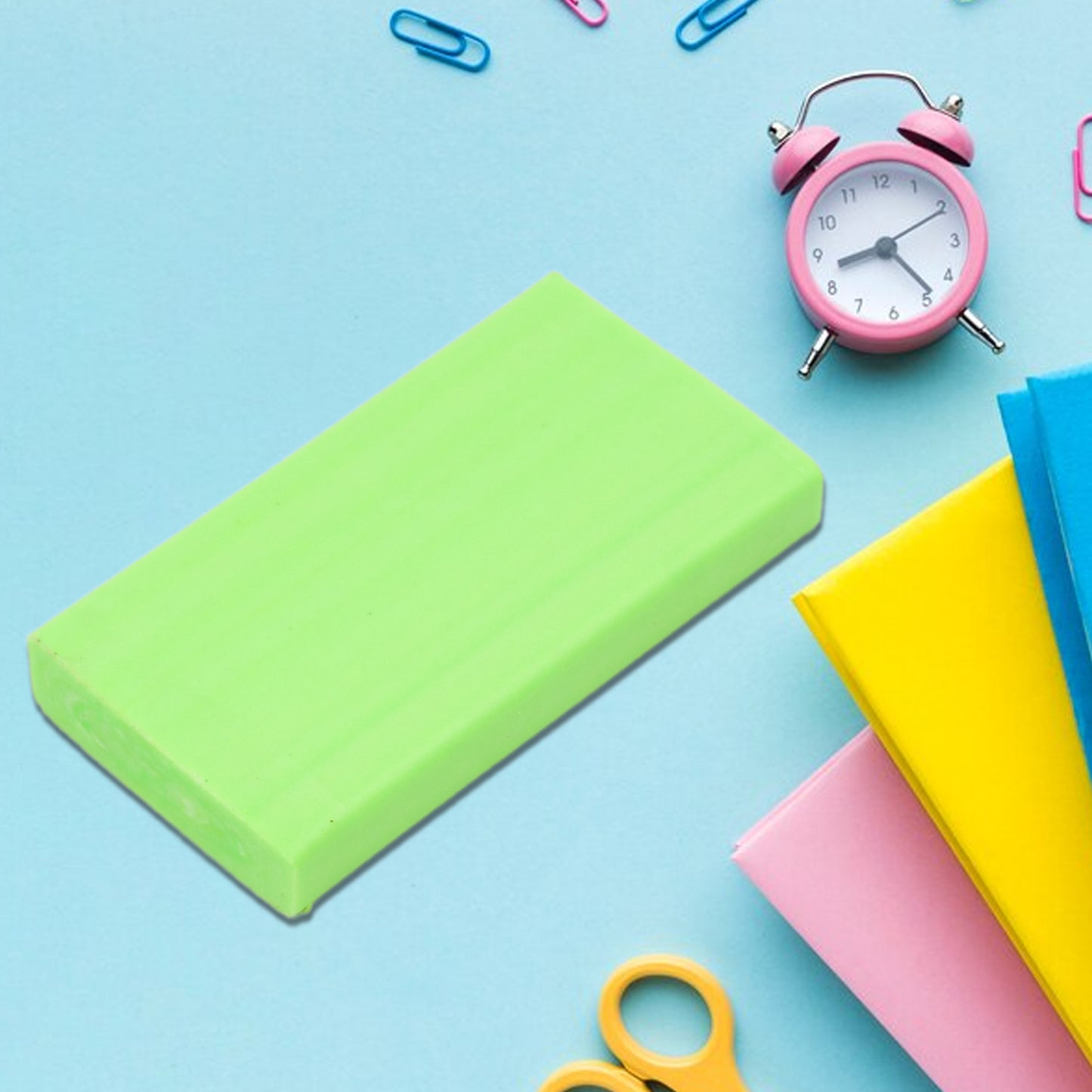 Wukusy fancy stylish eraser with a mix of colorful designs, ideal for office and school use.
