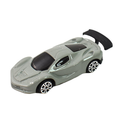 Colorful metal mini car toy by Wukusy featuring free wheels, designed for children, with a multicolor finish and compact size.