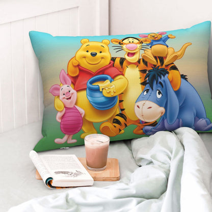 Soft plush cartoon character kids pillow by Wukusy, 40x25 cm, featuring colorful, cozy design for children's bedroom decor.