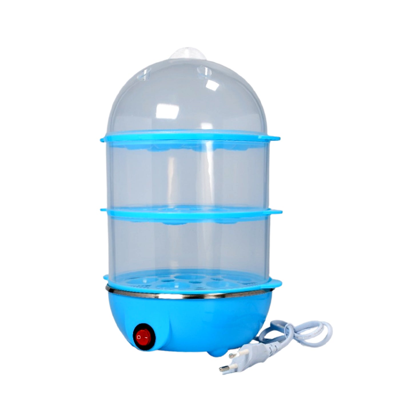 Wukusy 3-floor egg boiler electric cooker with multiple tiers for boiling eggs efficiently and evenly.