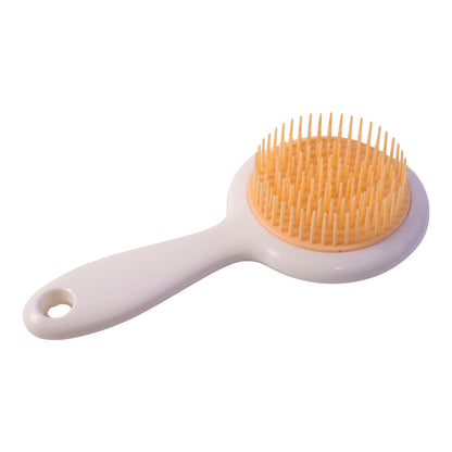 Wukusy cute star design kids hair brush with soft bristles for gentle detangling, shown on a white background.