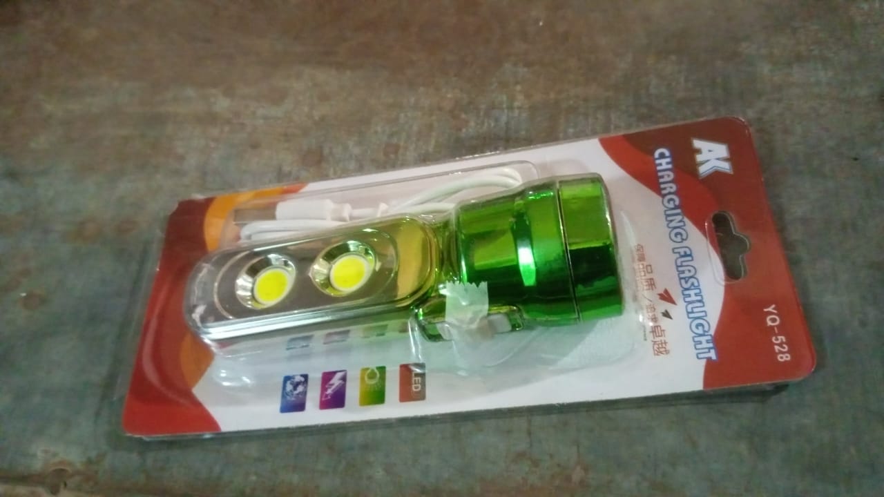 Wukusy multi-functional 3 LED torchlight for home improvement, featuring a compact design and bright LED lights.