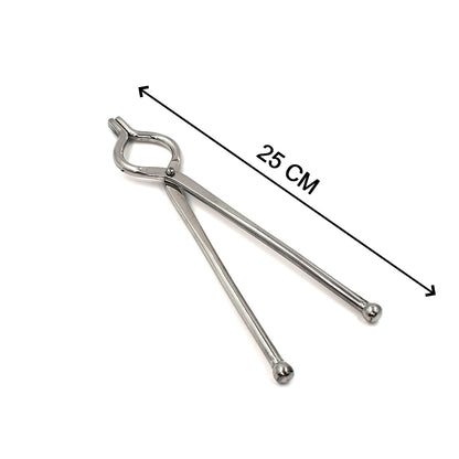 Wukusy Ganesh stainless steel utensil holder with unbreakable 8mm construction, ideal for smart kitchen organization and storage.