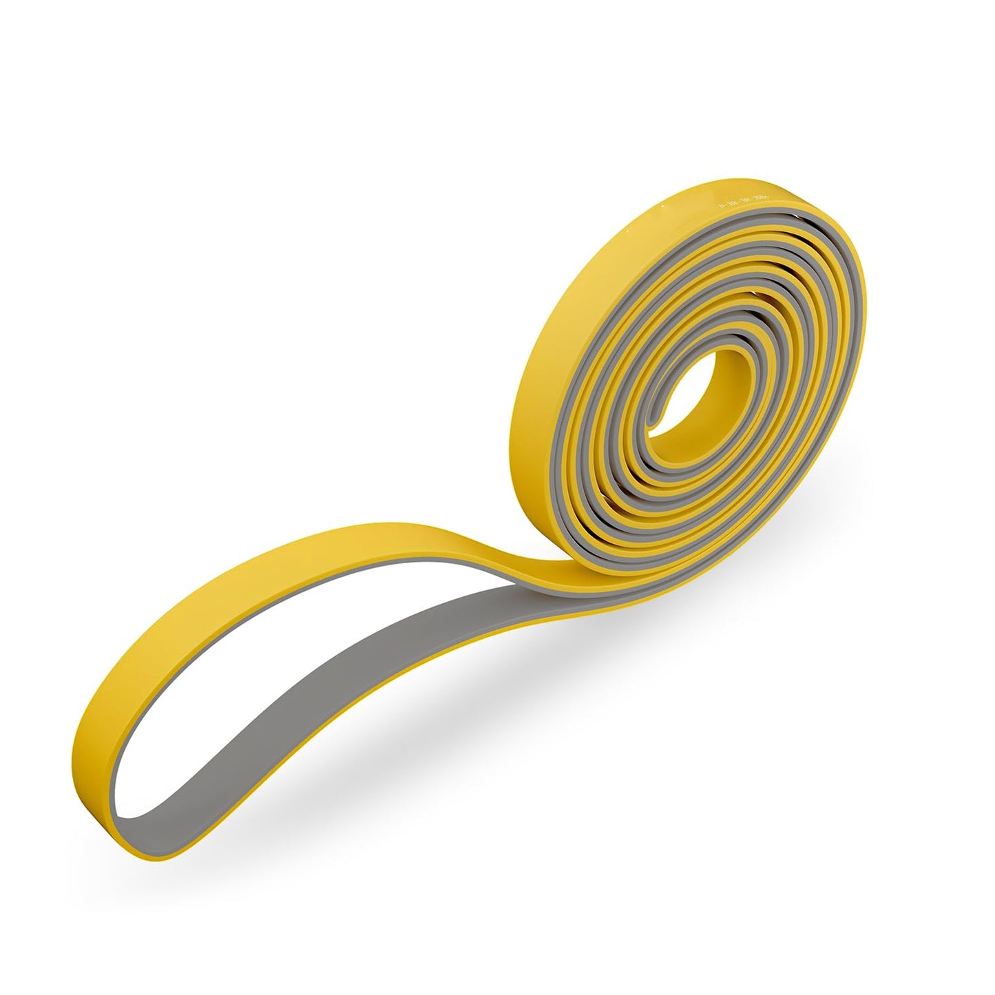 Wukusy high-strength resistance loop band, 2080x22mm, used for exercise and strength training, laid flat on a neutral background.