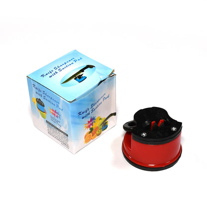 Wukusy 2026 manual mini kitchen knife sharpener with suction pad, ideal for sharpening stainless steel, ceramic, and steel knives.