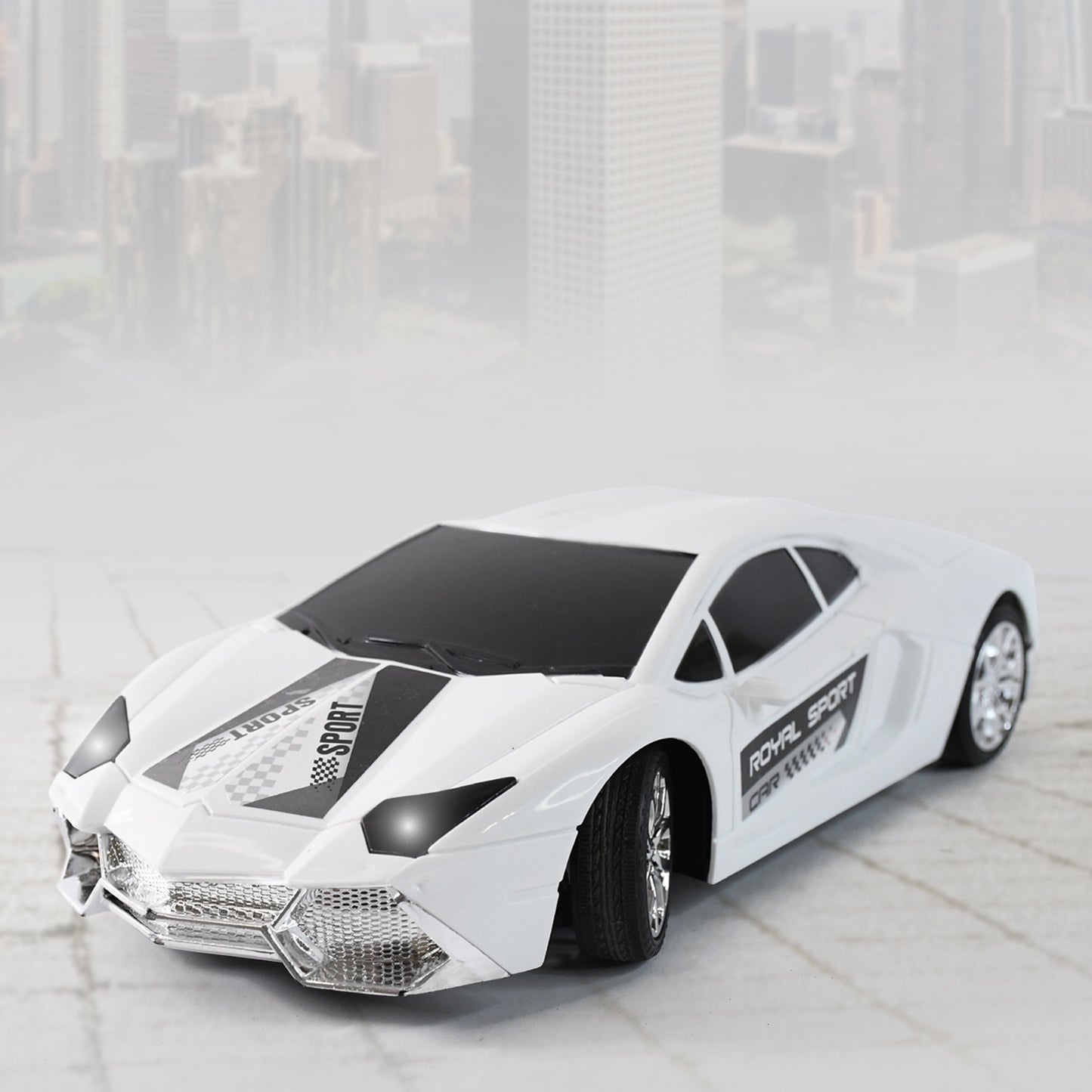 Wukusy Ttg Royal Sport remote control car, high-speed racing toy with sleek design and vibrant colors for kids' racing fun