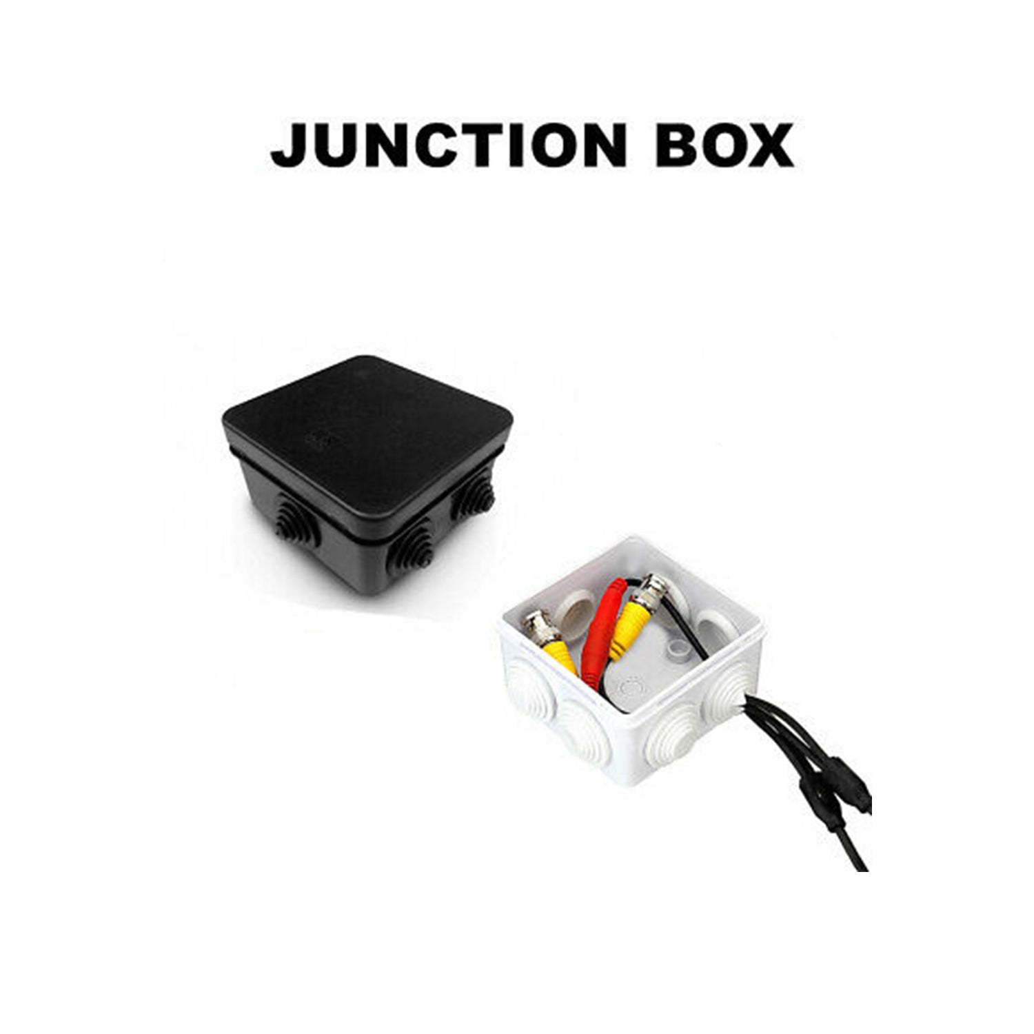 Wukusy 9033 square fancy box for CCTV storage, designed to protect CCTV cameras from damage in home improvement projects.