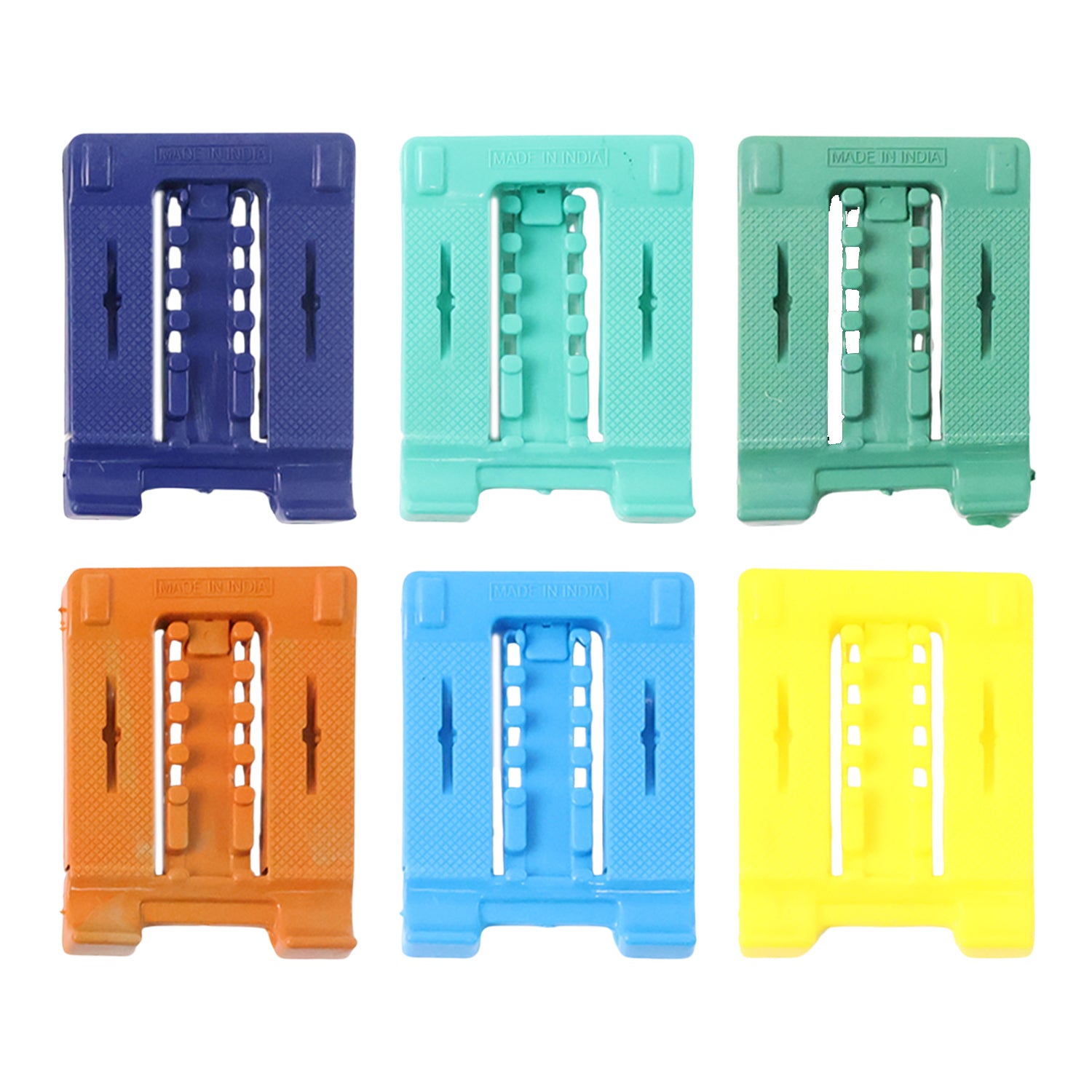 Wukusy 610 adjustable 4-step foldable mobile stand holder for smartphones, showing the black portable phone holder in a folded position.