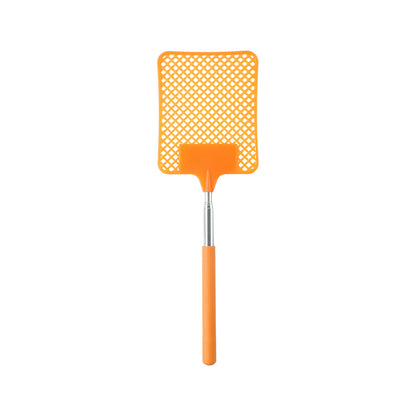 Wukusy plastic fly swatter with extendable handle, 63 cm, lightweight and durable for effective pest control.