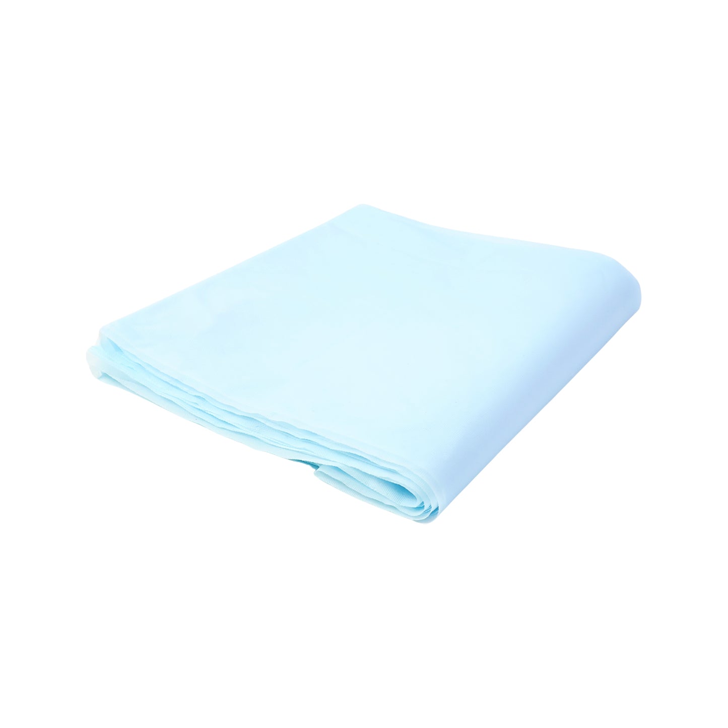 Waterproof disposable plastic table cover by Wukusy, 137x183 cm, ideal for home and kitchen use, with a smooth, protective surface.