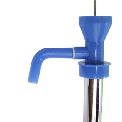 Wukusy 110 stainless steel manual oil pump dispenser for kitchen use, with a sleek, durable design and easy pour spout.