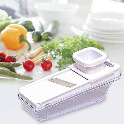 Wukusy 117 stainless steel vegetable and dry fruit slicer cutter with sharp blades for efficient slicing and cutting.