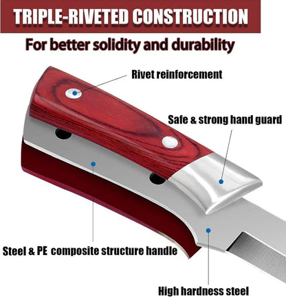 Stainless steel Japanese kitchen knife from 1238 with a sharp blade and ergonomic handle, ideal for precise slicing and chopping.
