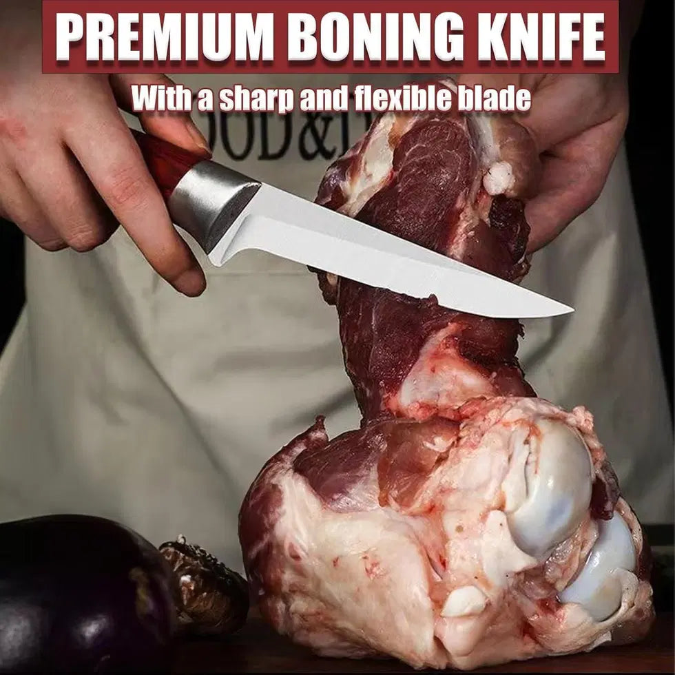 Stainless steel Japanese kitchen knife from 1238 with a sharp blade, ideal for precise slicing and chopping in culinary tasks.