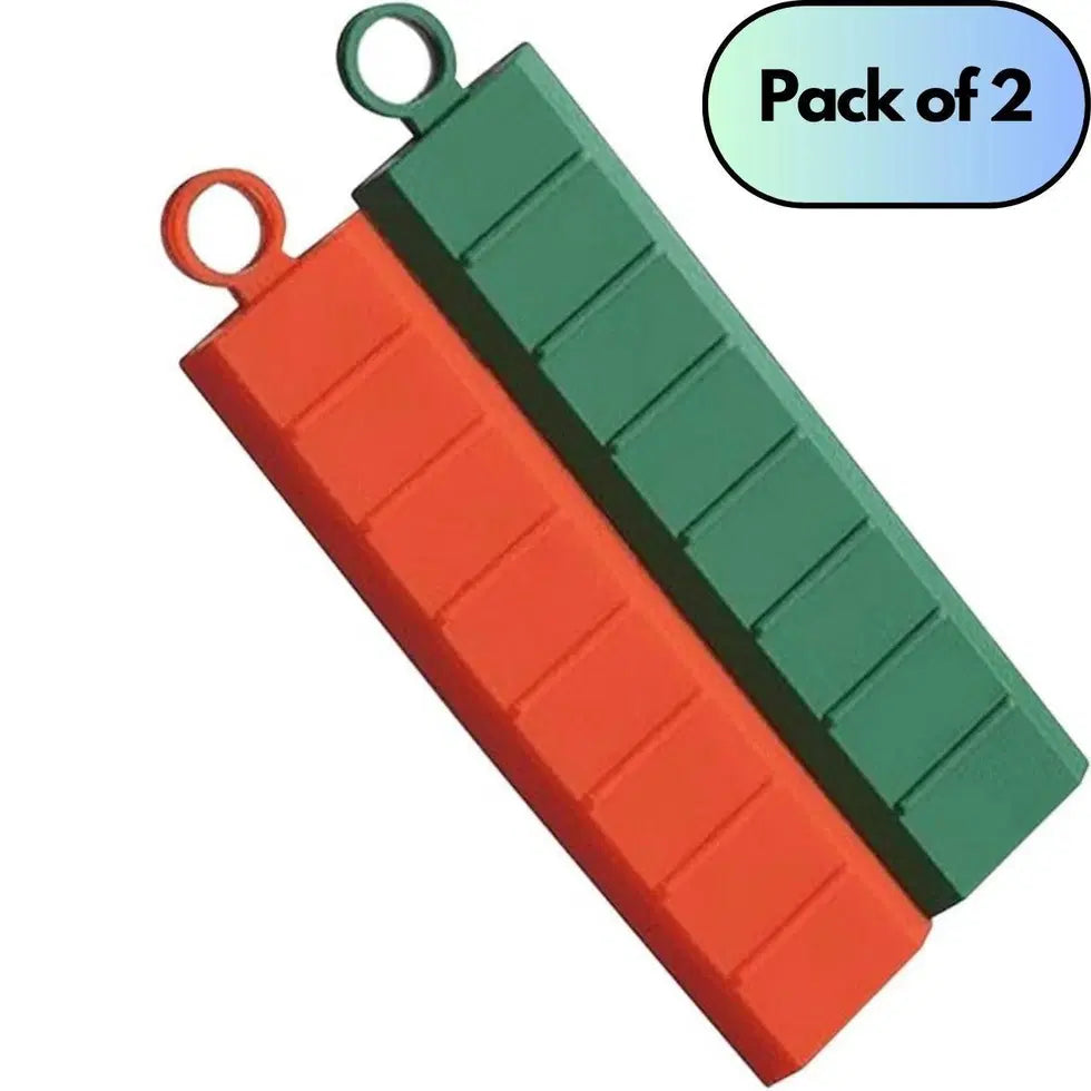 Pack of 2 silicone magnetic vegetable cutters from 1238, manual choppers for easy vegetable chopping with durable silicone design.