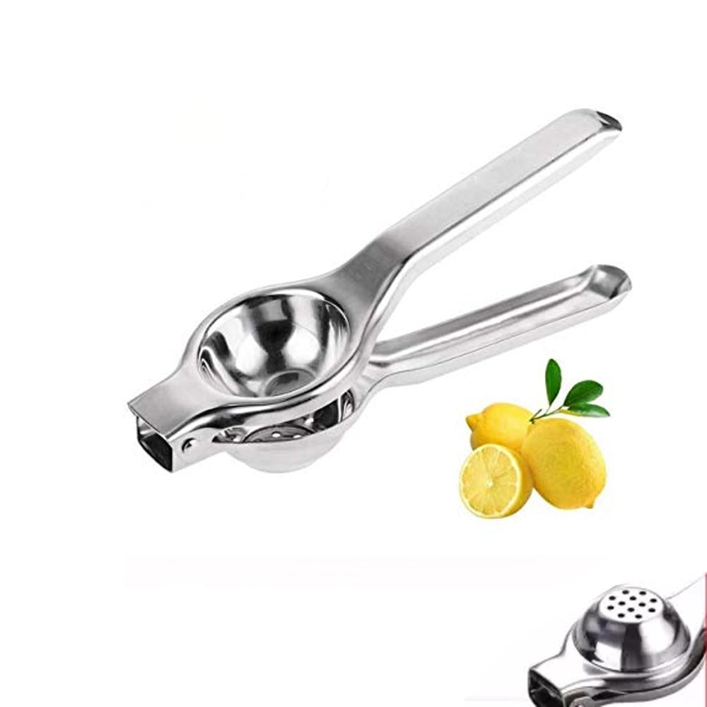 Wukusy stainless steel lemon squeezer kitchen tool with ergonomic handle and durable design for easy citrus juice extraction.