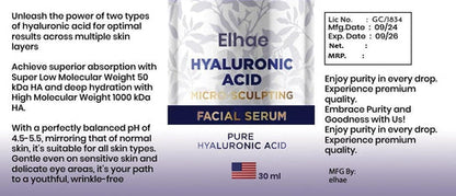 13373 Hyaluronic Acid Anti-aging Face Serum in 30ml bottle, hydrating and rejuvenating skincare for youthful skin.