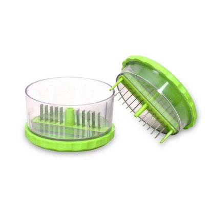 Wukusy 134 Multi Crusher kitchen tool with stainless steel blades for grinding and chopping ingredients.