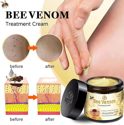 Beilingmei Gold Foil Peel-Off Mask for wrinkles, in a jar, showcasing its shiny gold foil texture and smooth cream consistency.