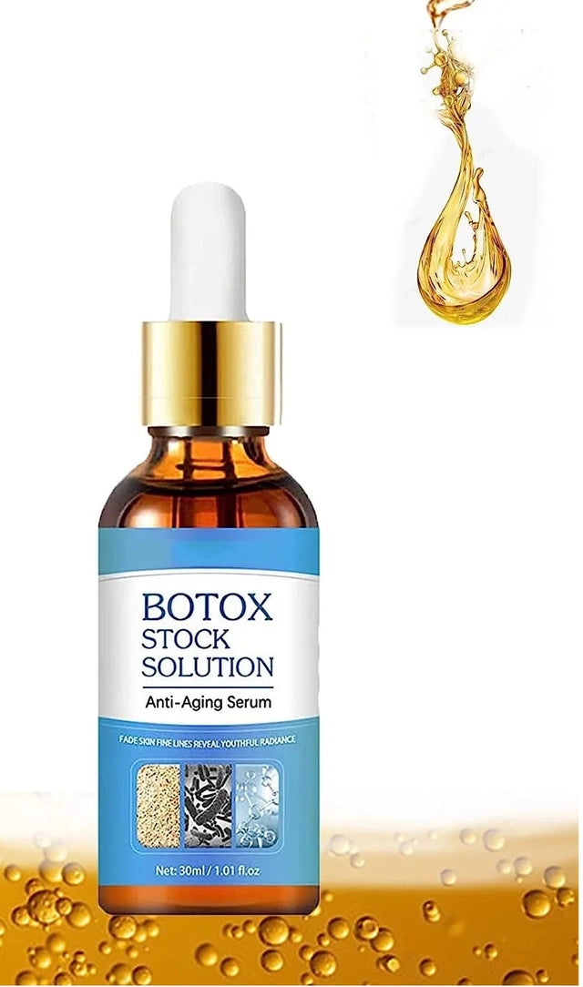 1361 Botox Stock Solution Anti-Ageing Face Serum in a 30ml bottle, a rejuvenating face oil and serum for youthful skin.