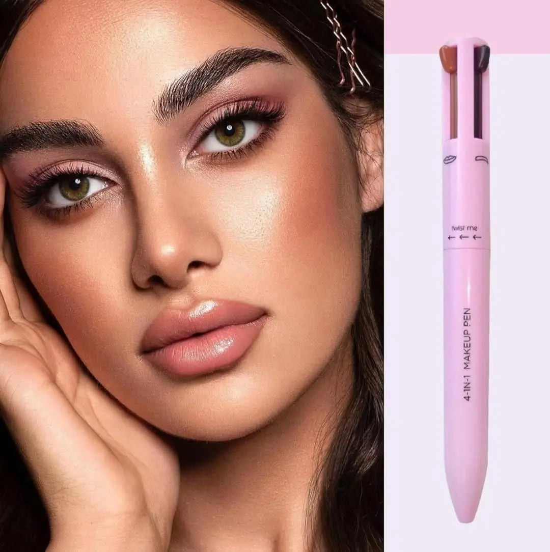 Multicolor Touch Up 4-in-1 Makeup Pen by 1361, compact makeup kit with versatile color options for quick touch-ups