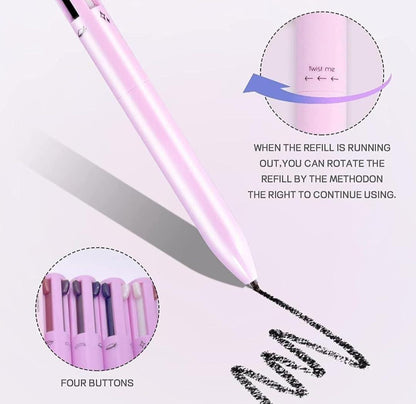 Multicolor Touch Up 4-in-1 Makeup Pen by 1361, versatile makeup kit with multiple shades for quick touch-ups and blending.