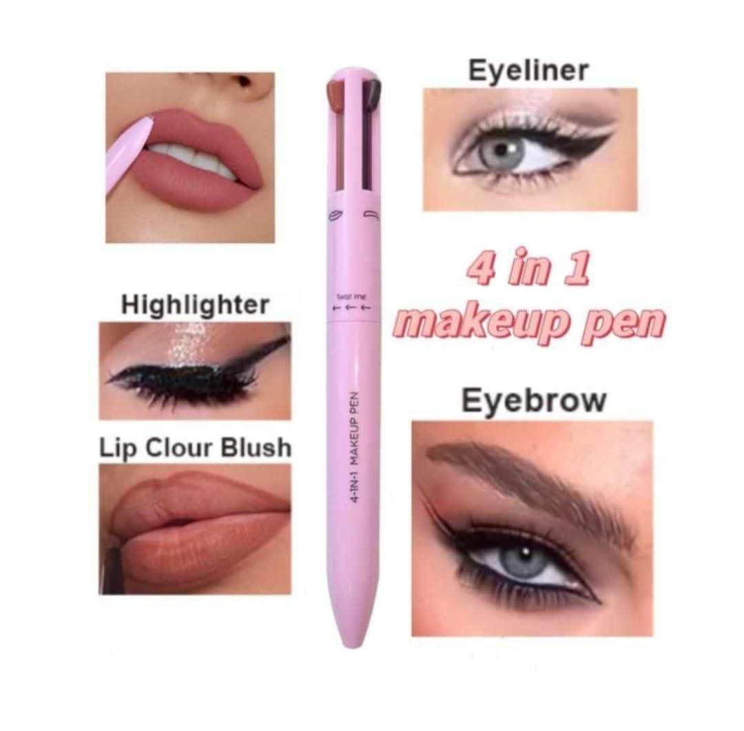 Multicolor Touch Up 4-in-1 Makeup Pen by 1361, a versatile beauty tool with multiple functions for flawless makeup application.