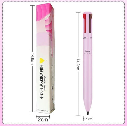 Multicolor Touch Up 4-in-1 Makeup Pen from 1361, featuring various shades in a compact makeup kit for quick touch-ups.
