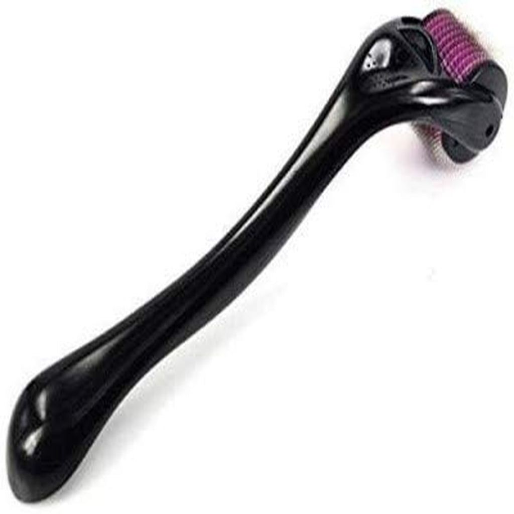 Wukusy 540 Micro Needle Derma Roller for skin care routine with fine stainless steel needles for facial rejuvenation and skin tightening