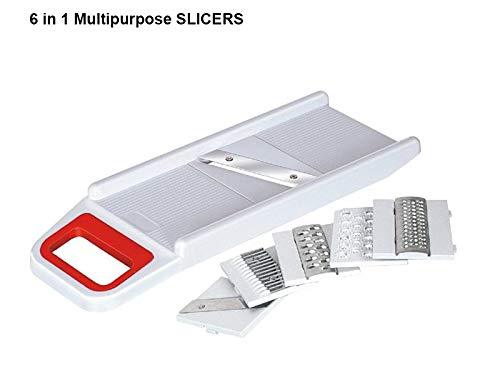 Wukusy 141 Slicer 6-in-1 kitchen tool with multiple blades and attachments for versatile slicing and cutting tasks.