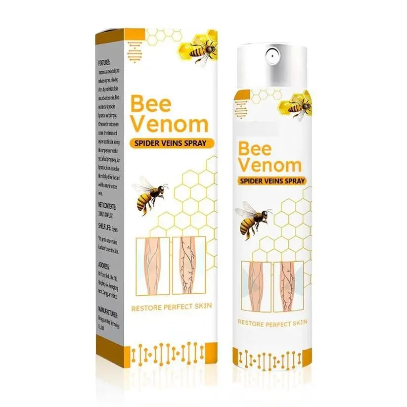 Bee Veins Spiders Venom Spray 60ml, a topical spray from 14235 for skin relief, shown in the image.