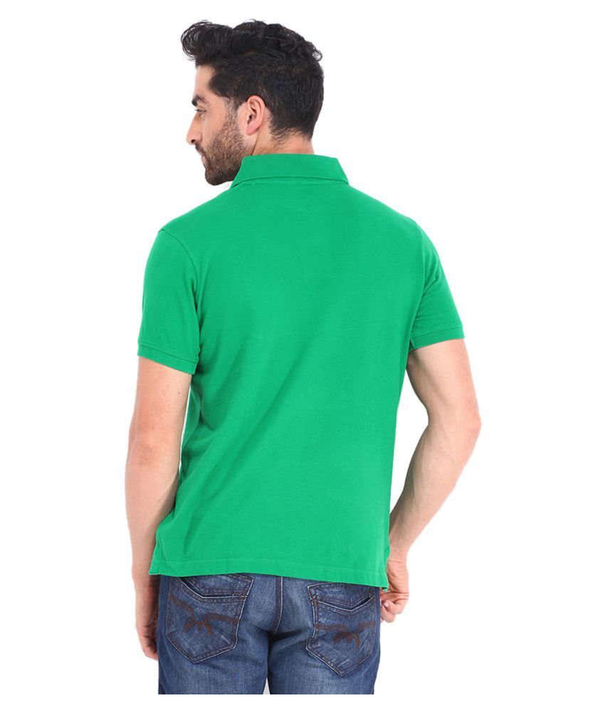 Pack of three multicolor Ketex men's cotton blend half-sleeve polo T-shirts, 2XL size, casual and comfortable for everyday wear.