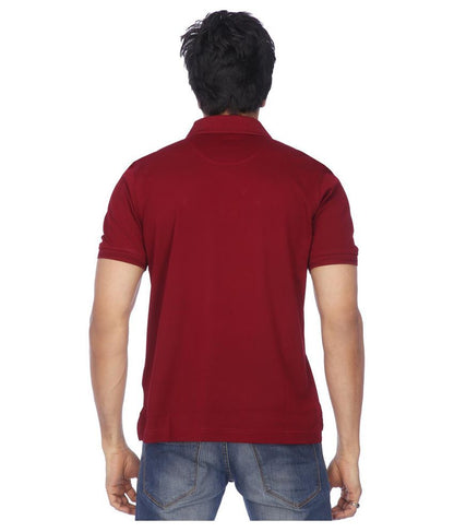 Set of three men's Ketex cotton blend half-sleeve polo T-shirts in multicolor, 2XL size, casual and comfortable.