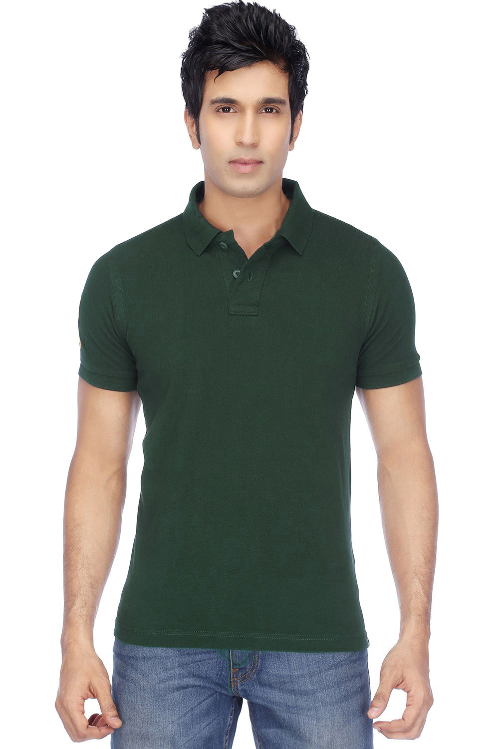 Set of two men's Ketex cotton blend half-sleeve polo T-shirts in multicolor, 2XL size, casual and comfortable for everyday wear.