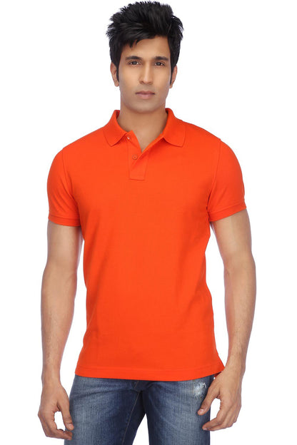 Multicolor men's cotton blend half-sleeve polo T-shirts by Ketex, pack of 2, stylish casual wear for men.