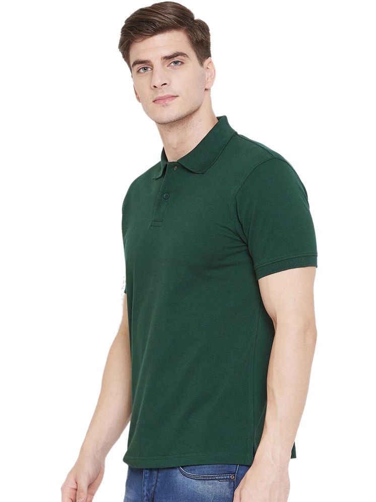 Set of three men's Ketex cotton blend half-sleeve polo T-shirts in multicolor, size 2XL, with classic collar and short sleeves.