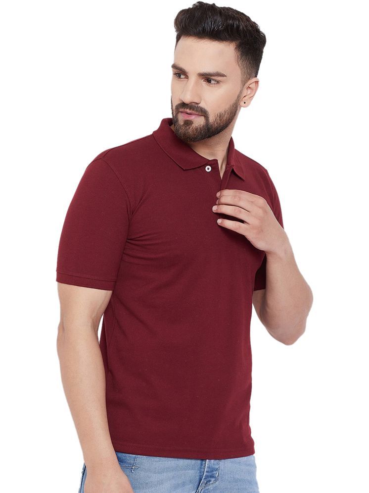 Set of three men's Ketex cotton blend half-sleeve polo T-shirts in multicolor, size 2XL, casual and comfortable.